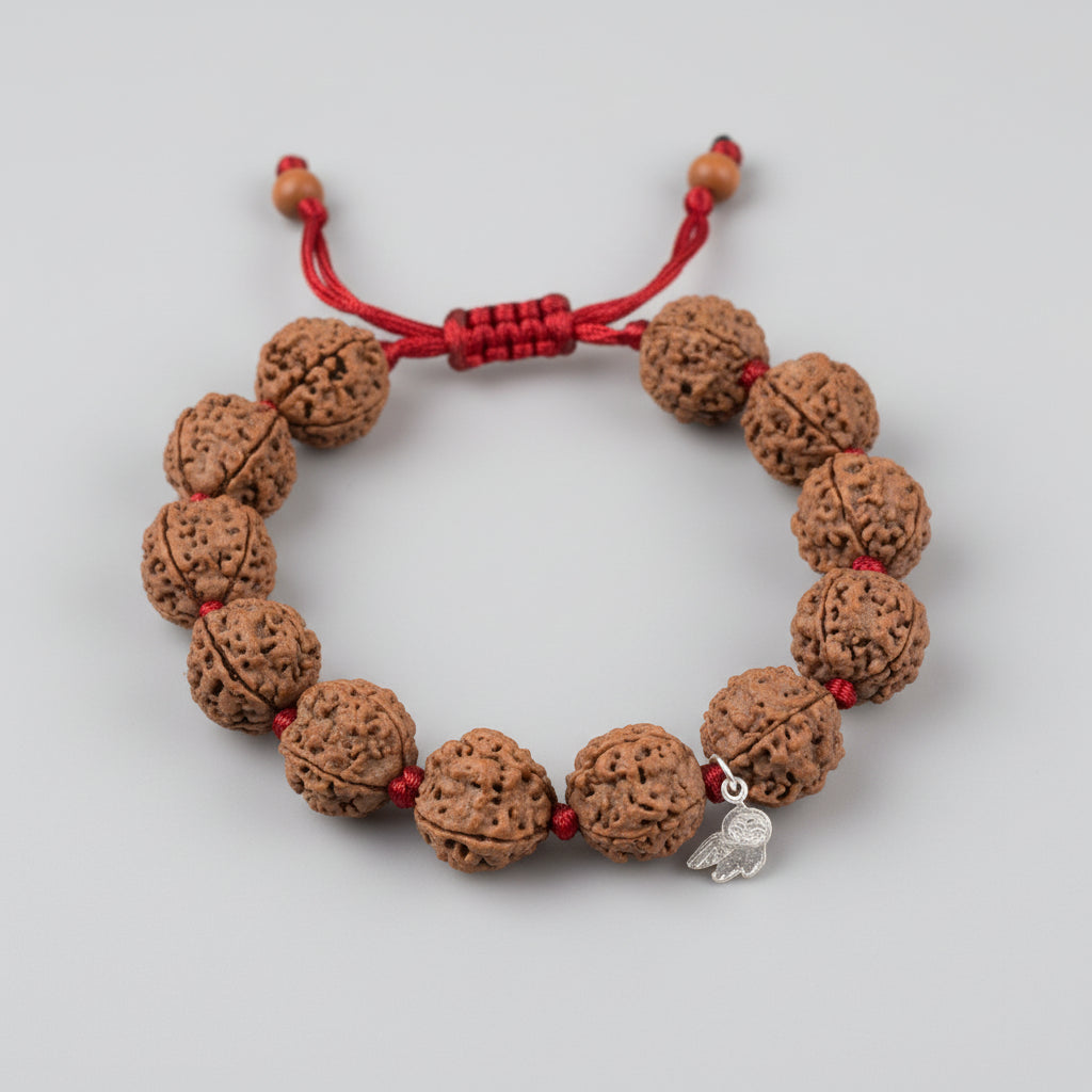4 Mukhi Nepal Rudraksha Beads Bracelet - I