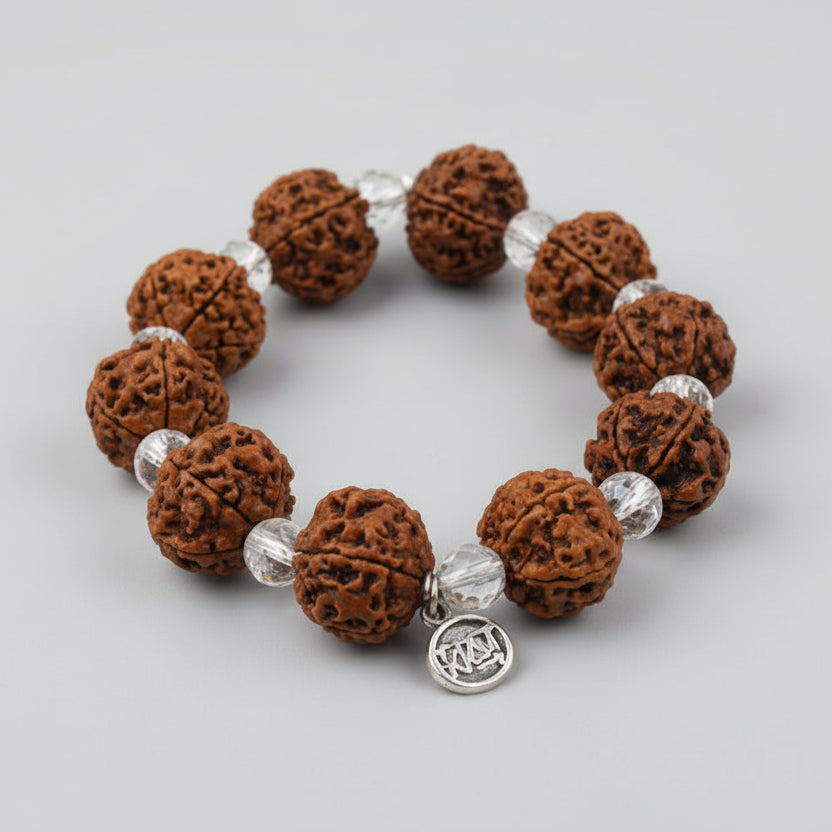 6 Mukhi Nepal Rudraksha Beads Bracelet - VI