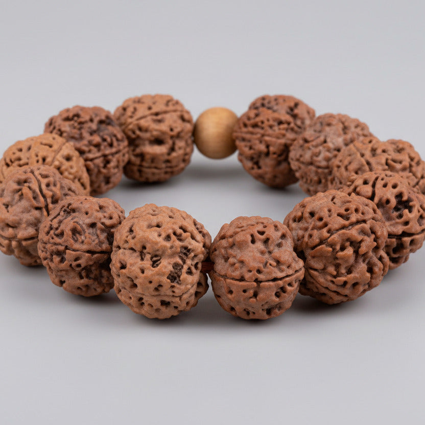 4 Mukhi Nepali Rudraksha Bracelet-Small