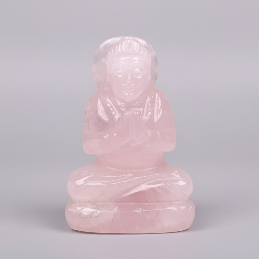Rose Quartz Parvati Idol - 146 gms