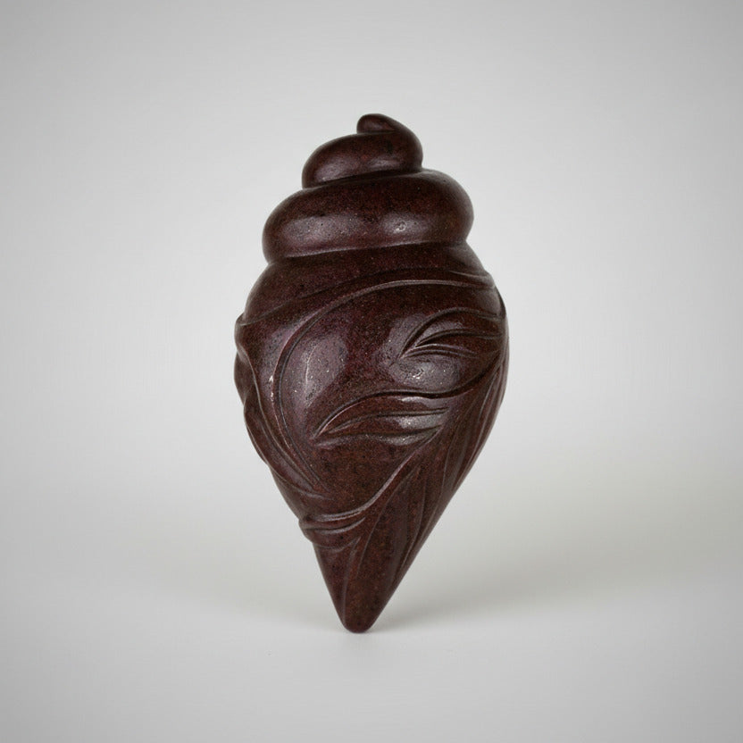 Left Handed Shankh in Ruby-1.15 Kgs