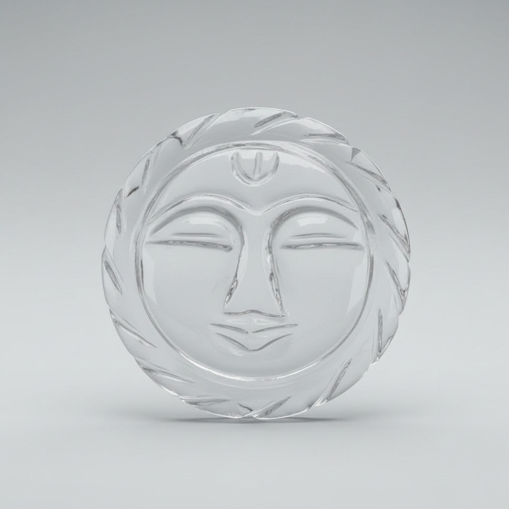 Surya Face in Crystal - 55 to 65 gms