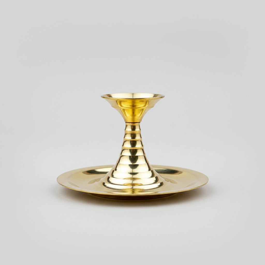 Brass Kapoor Aarti Holder Stand