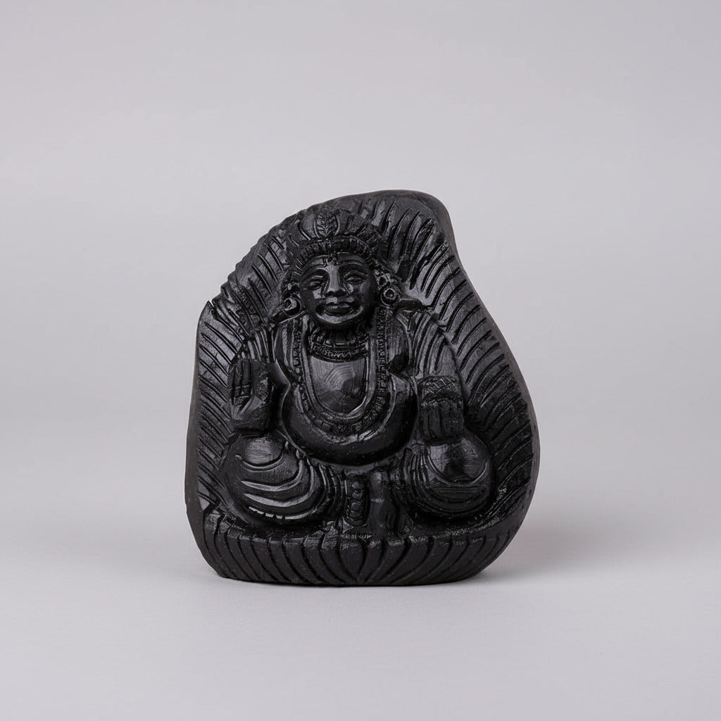 Kuber Shaligram Stone Murti