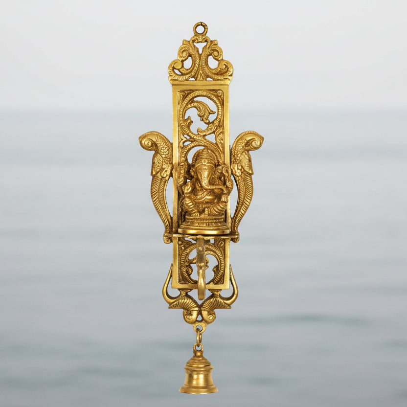 Vighneshwar Ganesh Hanging Brass Bell