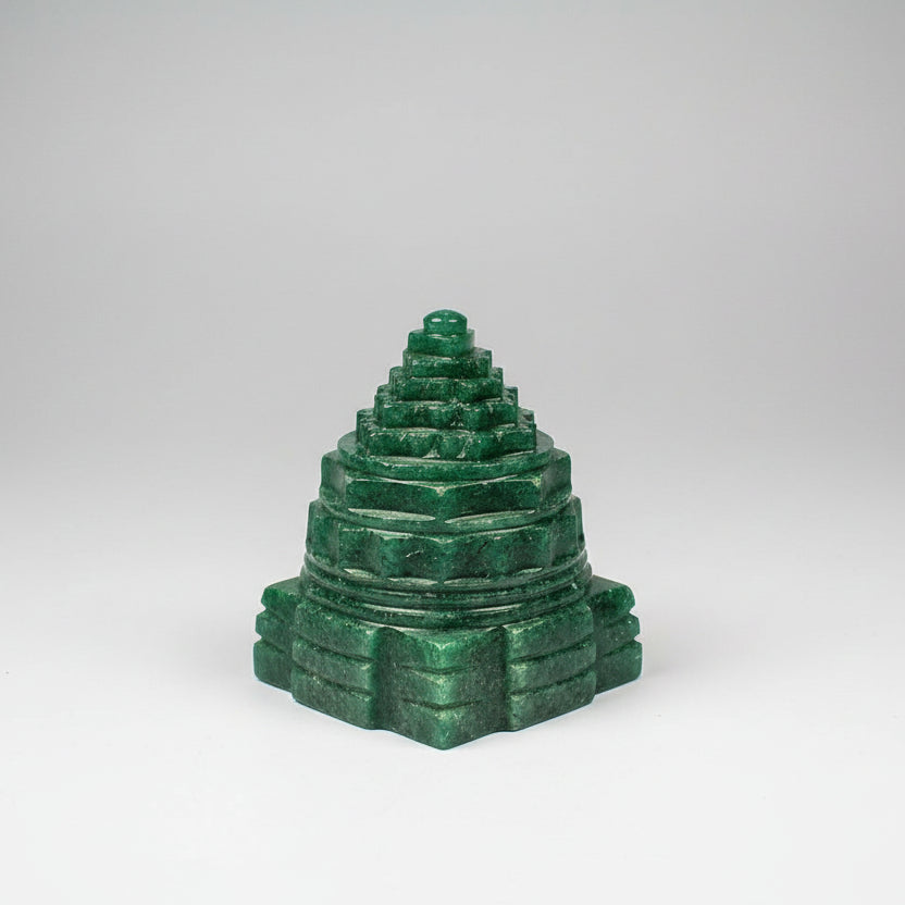 Green Jade Shree Yantra 127gms