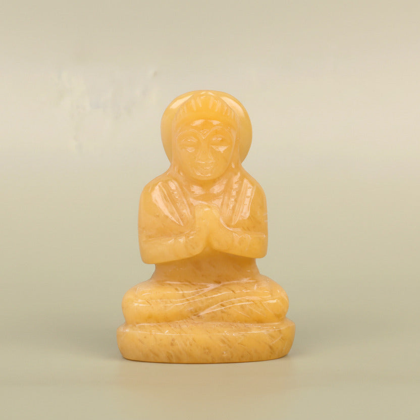 Parvati Idol in Yellow Jade