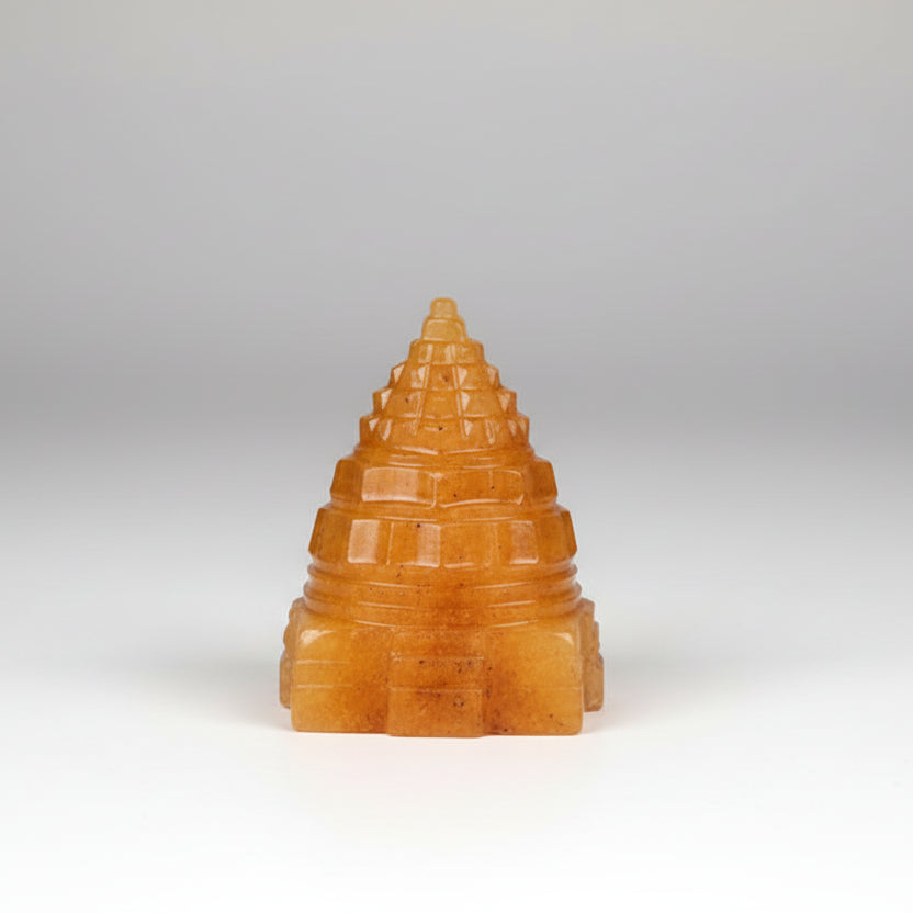 Yellow Jade Shree Yantra 95 gms
