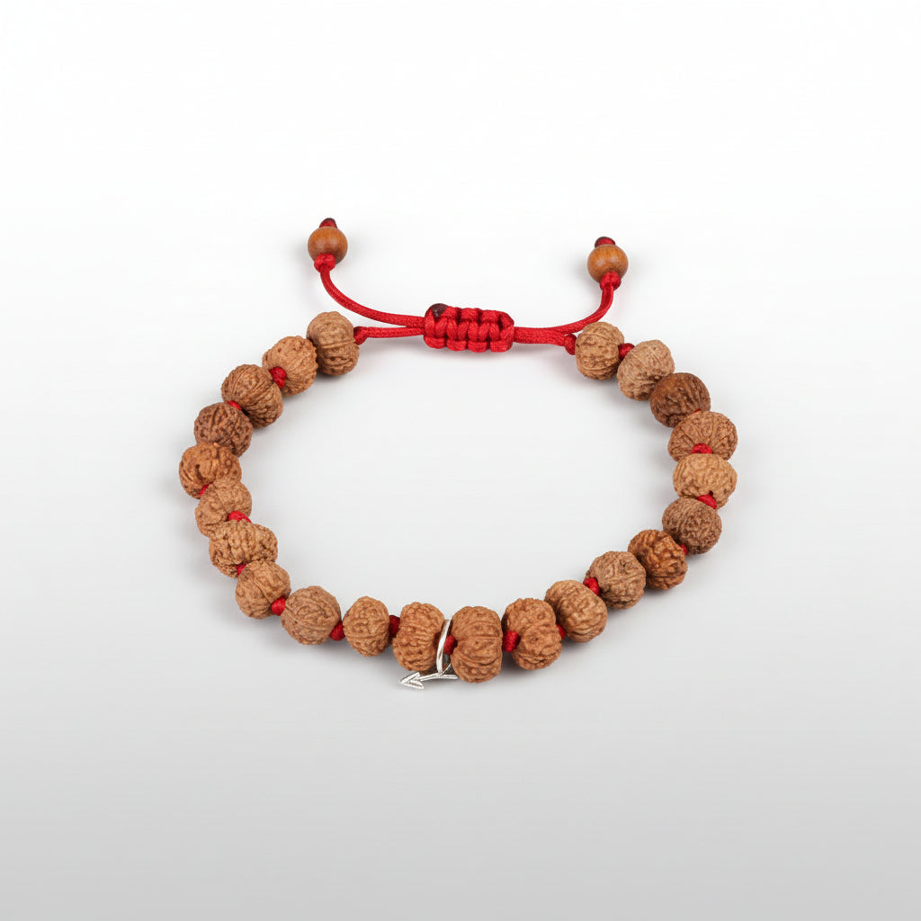 12 Mukhi Surya Wrist Java Bracelet-Silver Chakri & Balls