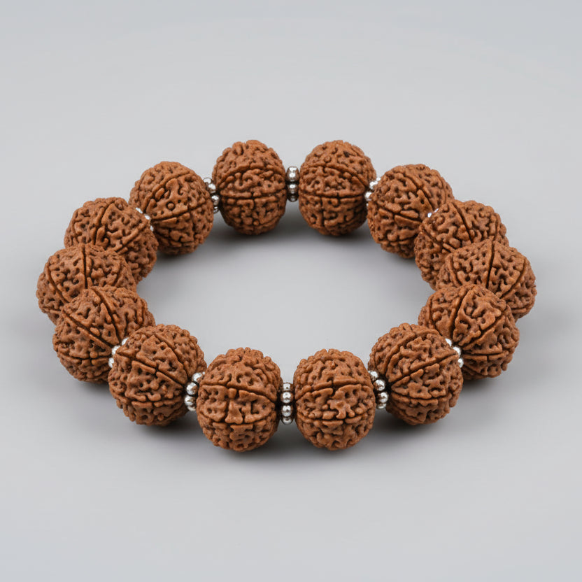 12 Mukhi Surya Bracelet-Collector-Woolen Spacers
