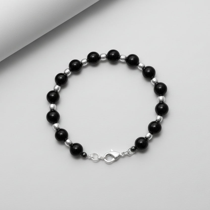 Amethyst Round Bracelet (8 mm)
