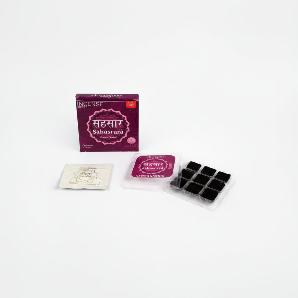 Aromafume Sahasrara Incense Bricks-Set of 12