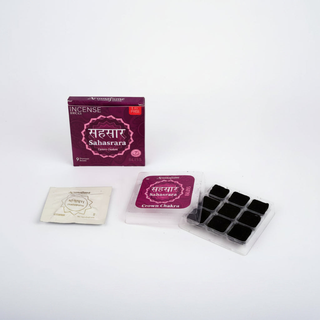 Aromafume Sahasrara Incense Bricks-One