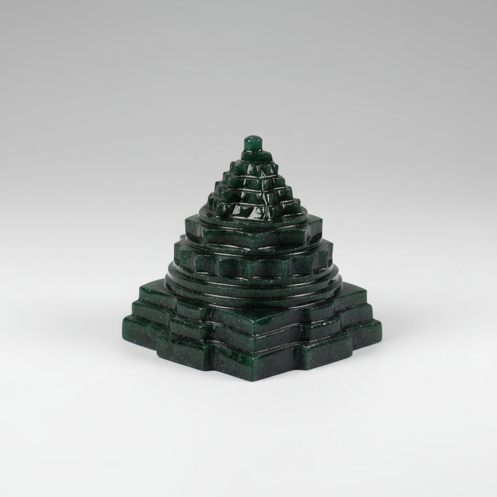 Green Jade Shree Yantra 166 gms