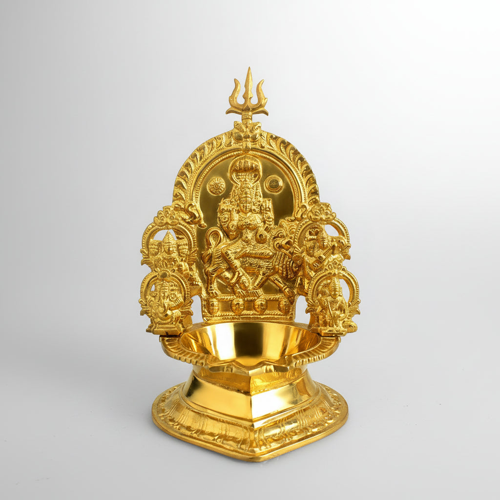 Mariamman Diya In Brass-Set of 2