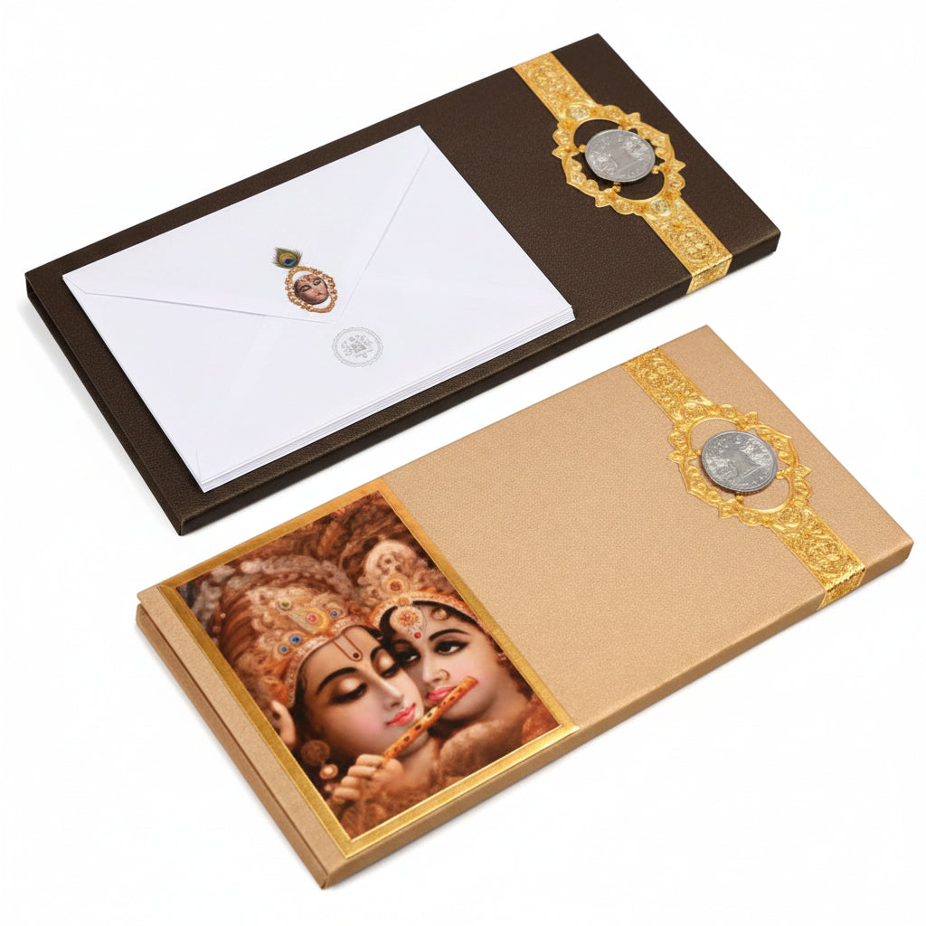 Radha Krishna Envelope I-Brown