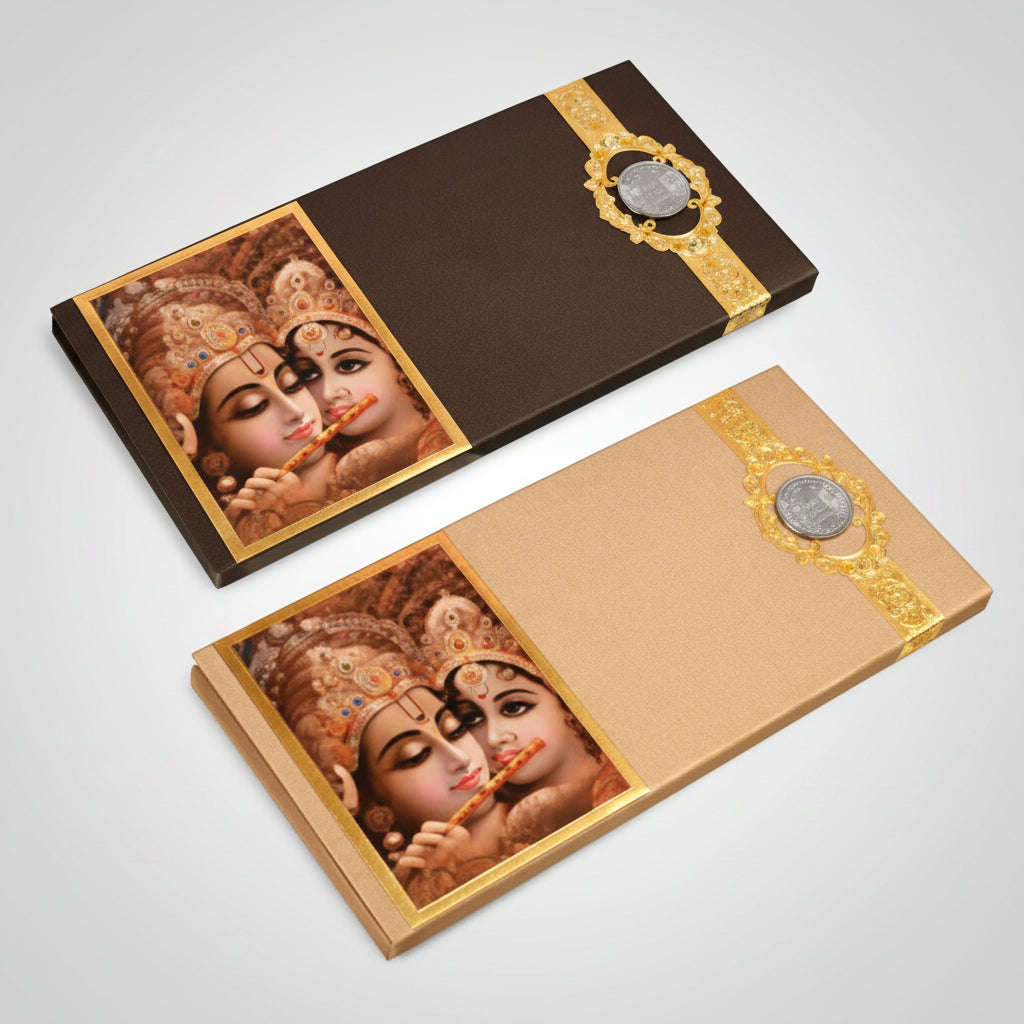 Radha Krishna Envelope I-Golden