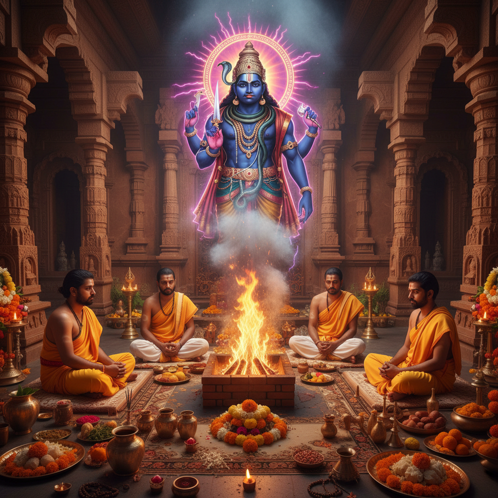 Kaal Bhairav Puja Vidhanam-125000 Chants