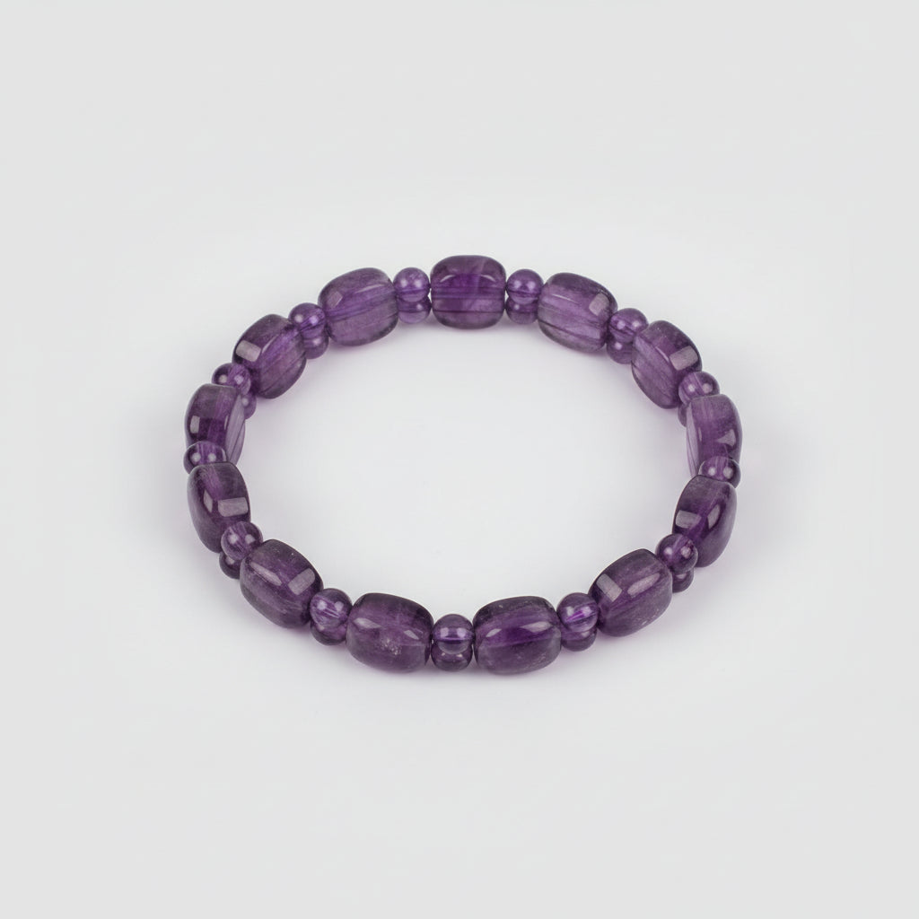 Amethyst Bracelet (Design I)-Small