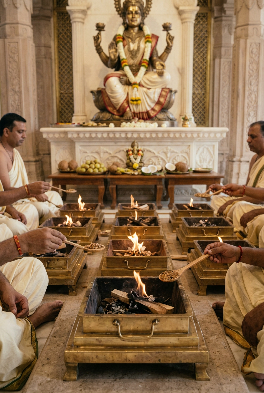 Kanakdhara Maha Anusthaan (9 Kunda Homa)