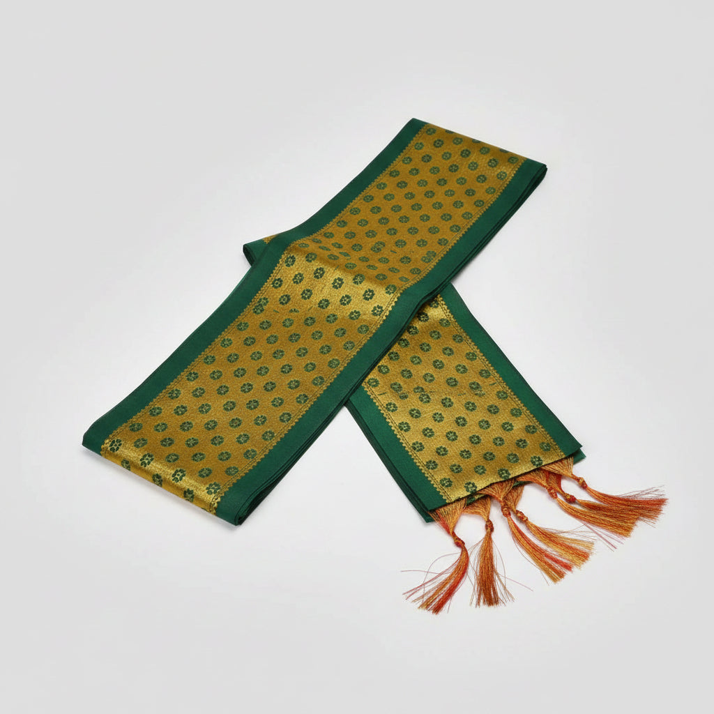 Angavastram Flower Design-Maroon