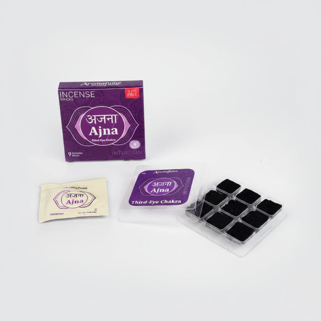 Aromafume Ajna Incense Bricks-Set of 12