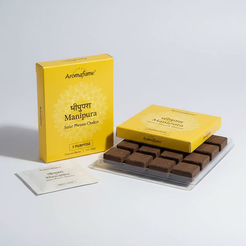 Aromafume Manipura Incense Bricks-Set of 12