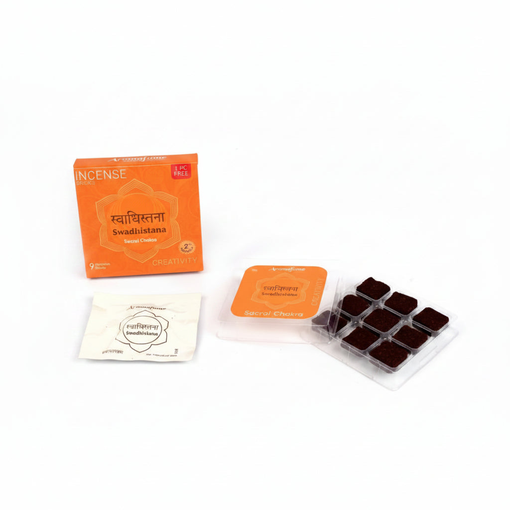 Aromafume Swadhistana Incense Bricks-Set of 12