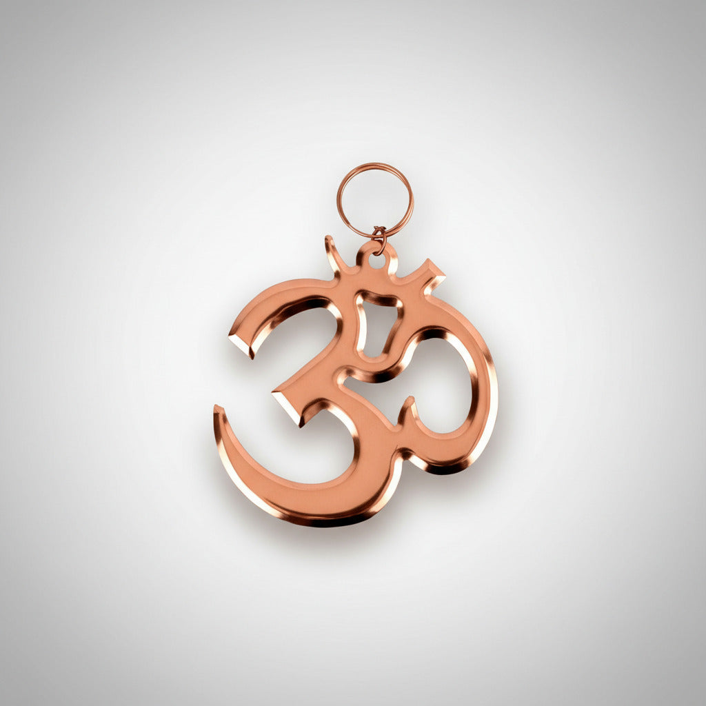 Auspicious Om II-Copper