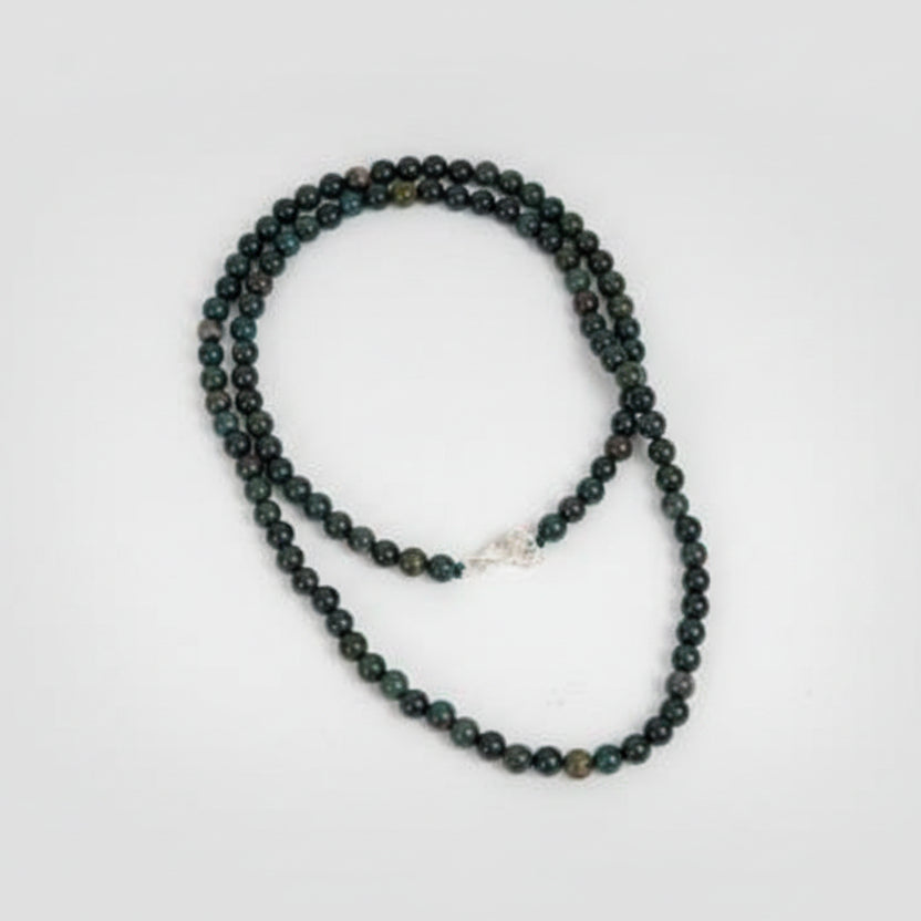 Bloodstone Mala-108 Beads (Size: 6 mm)