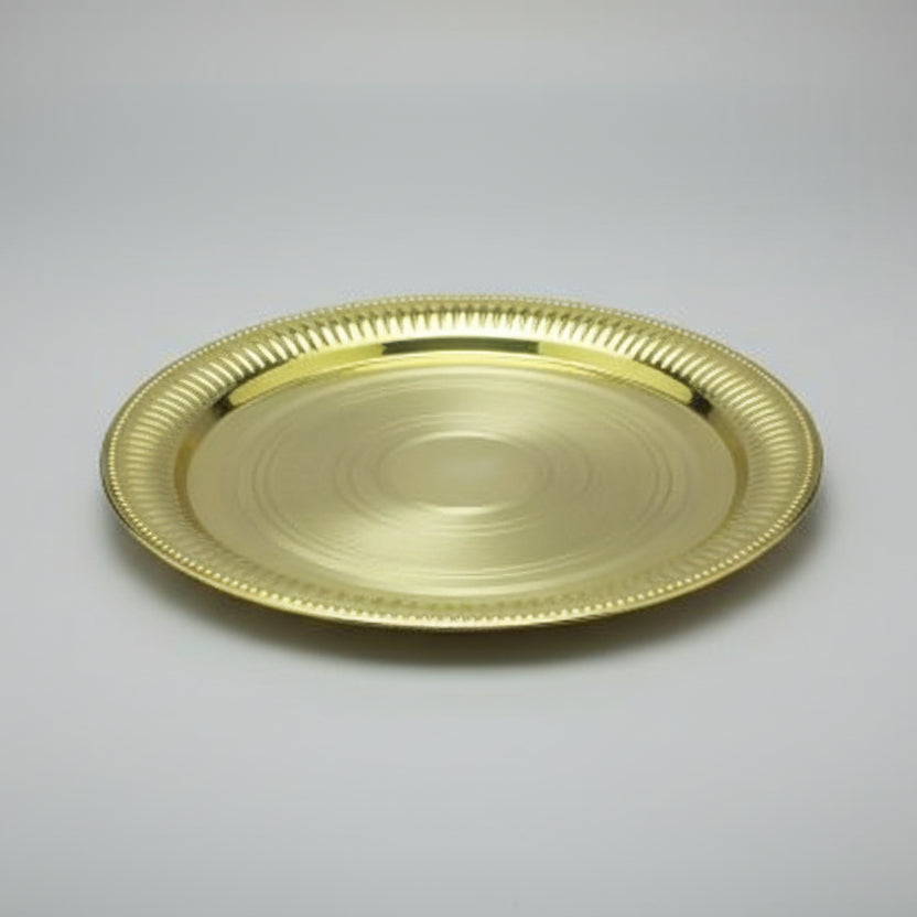 Brass PUJA Plate-Small-Antique Finish