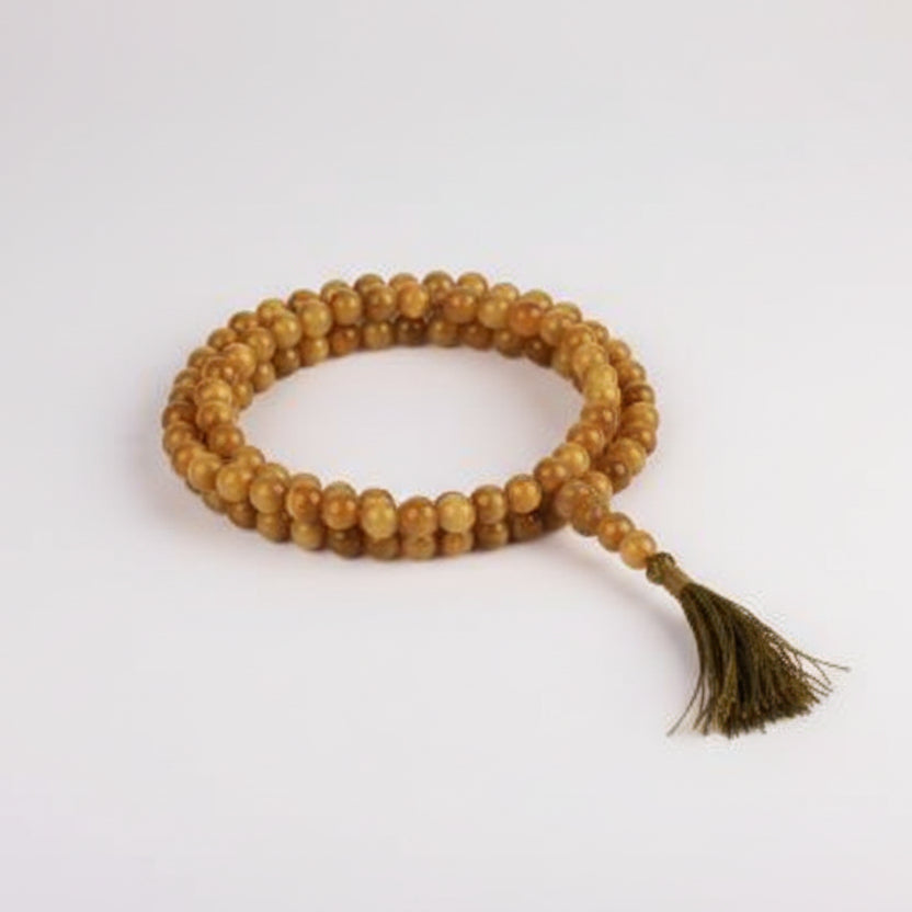 Brown Cats Eye Round Mala (6 mm)-Without Knots