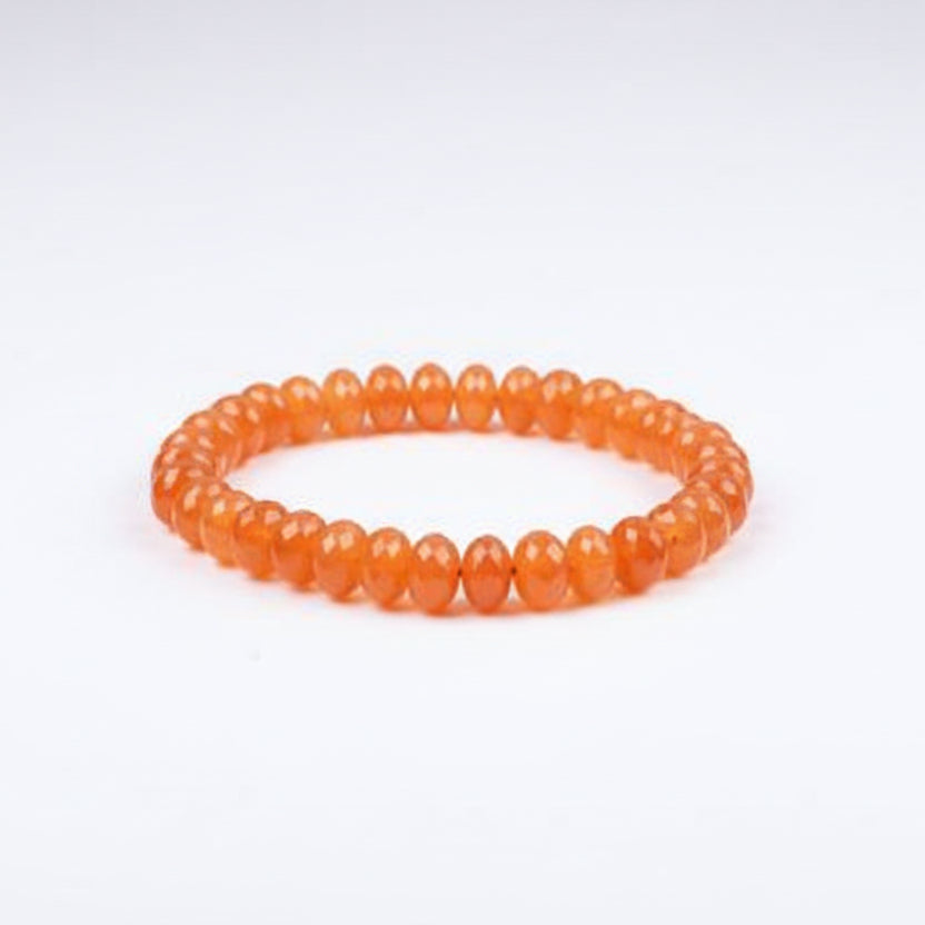 Carnelian Bracelet (Faceted Beads)