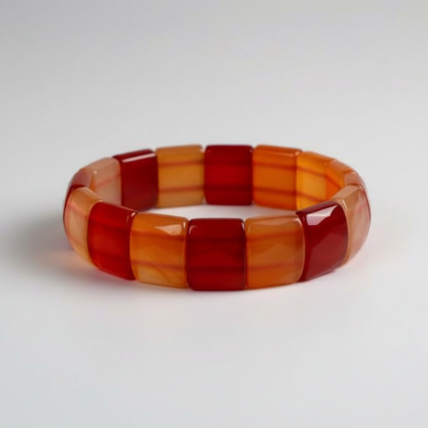 Carnelian Bracelet (Faceted Beads) I