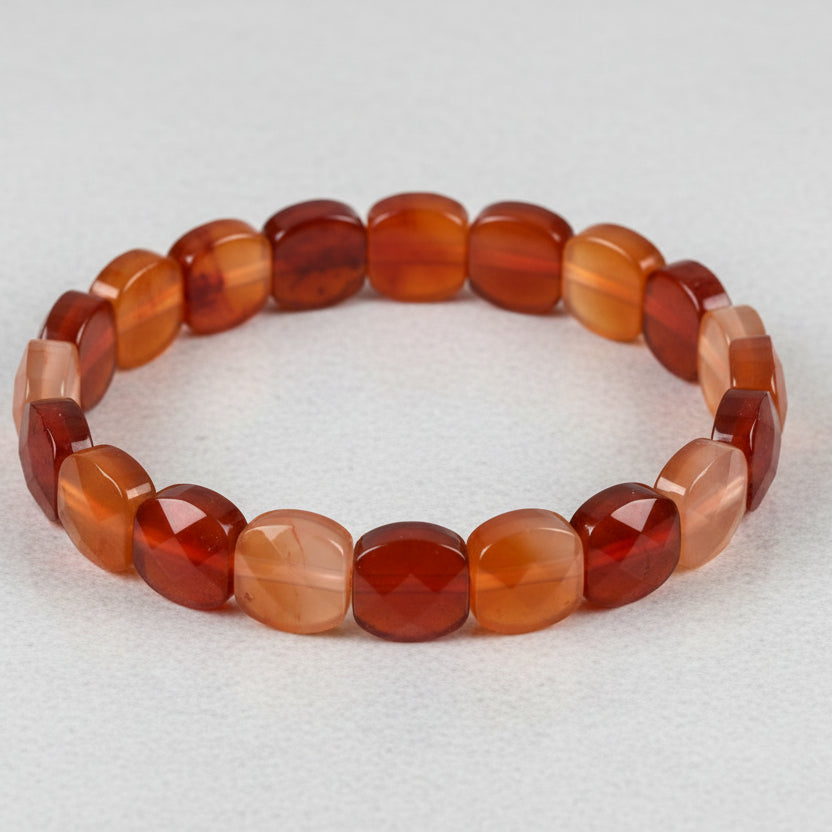 Carnelian Bracelet (Faceted Beads) II