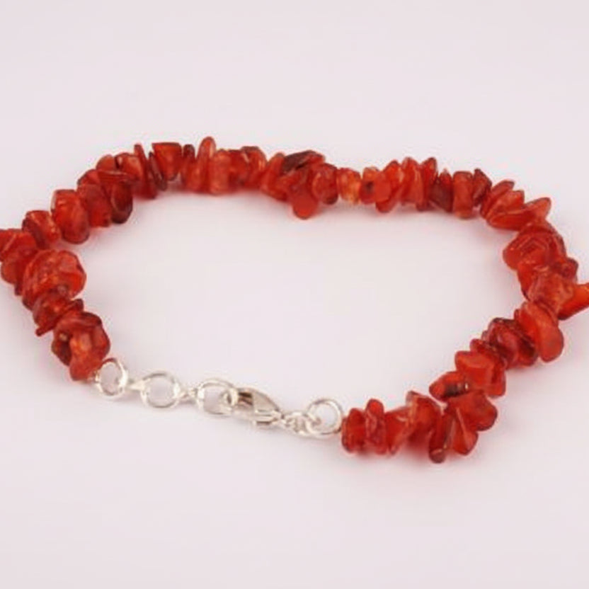 Carnelian Bracelet (Uncut Beads)
