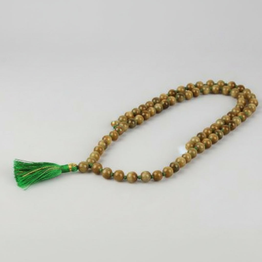 Cats Eye Round Mala (6 mm)-108+1 Beads