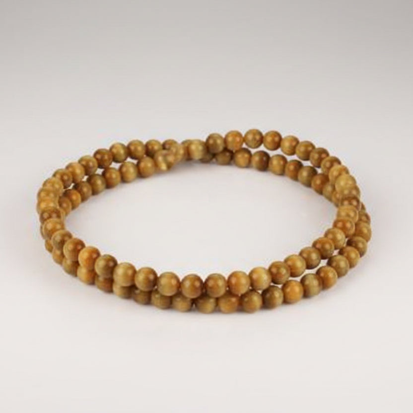 Cats Eye Round Mala (6 mm)-108 Beads