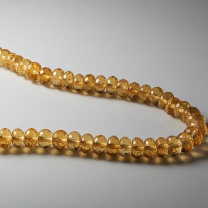 Citrine Faceted Mala