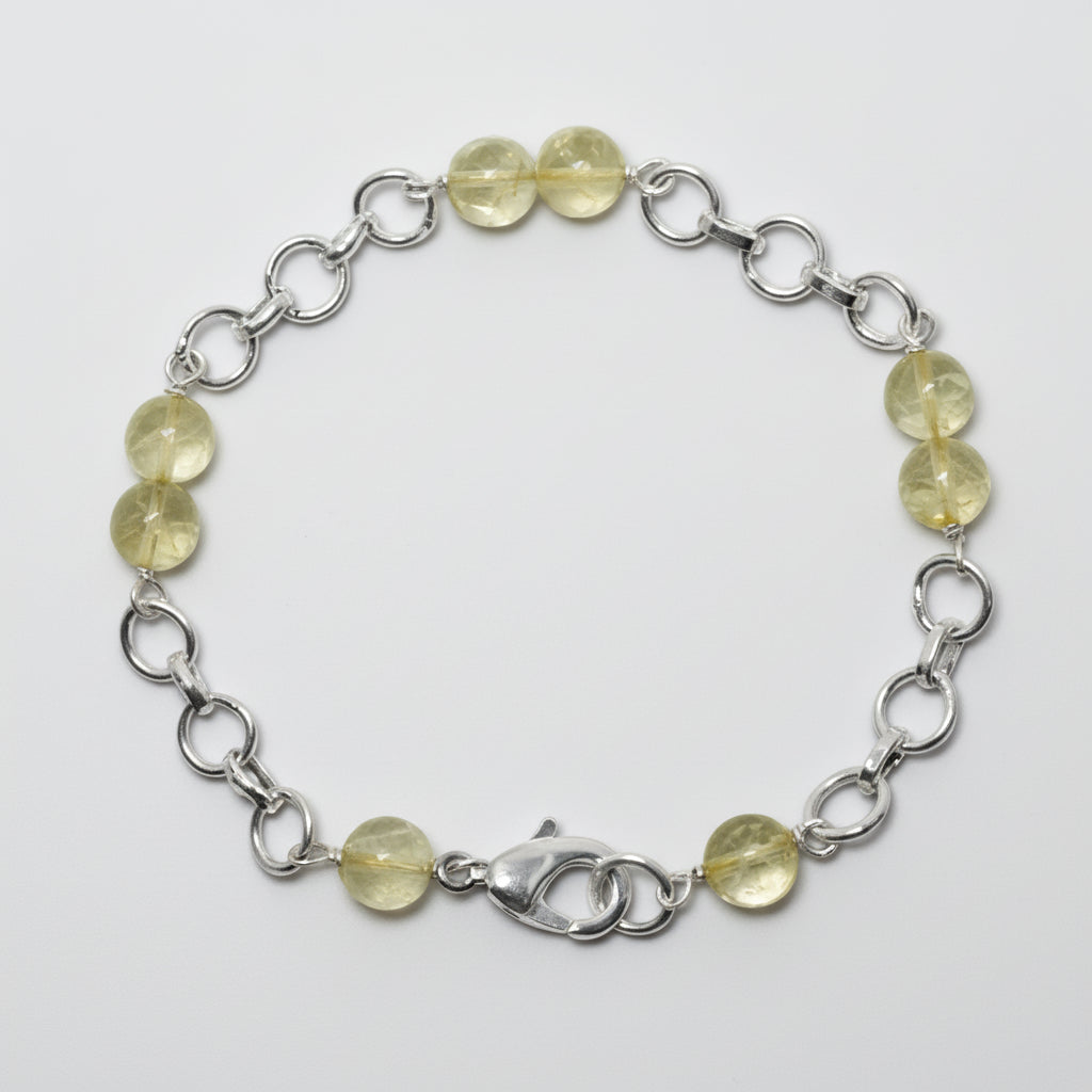 Citrine Round Bracelet (Design III)