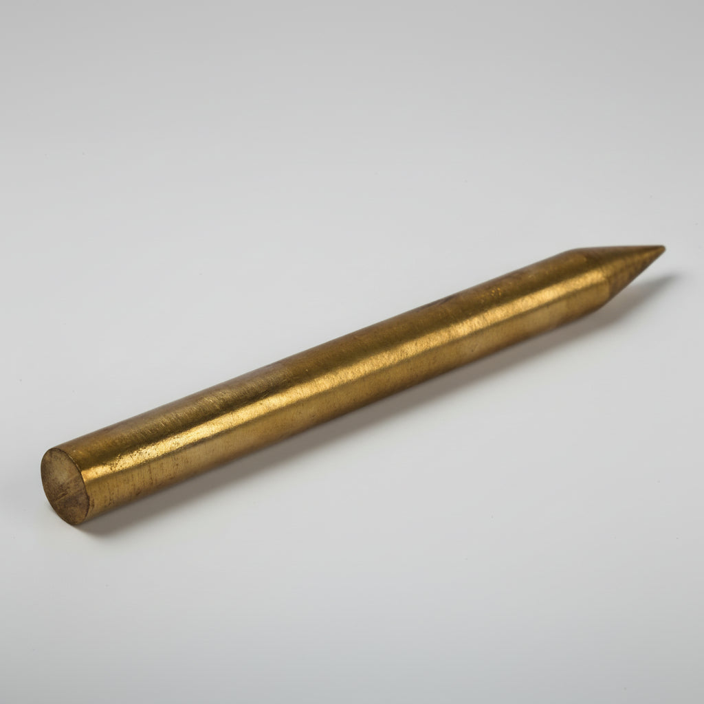 Conical Kilak Rod in Brass-Heavy Brass
