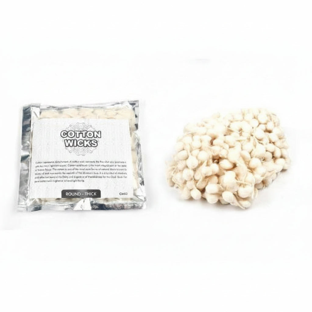 Cotton Wicks Round-Thick