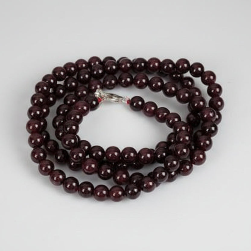 Garnet Beads Mala (7 mm)-108 Beads