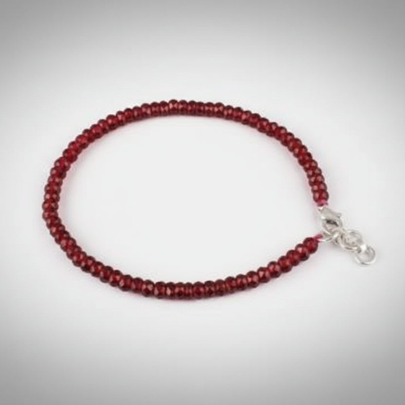 Garnet Bracelet (Faceted)