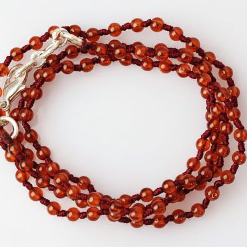 Gomed Round Mala (2 mm)-108 Beads