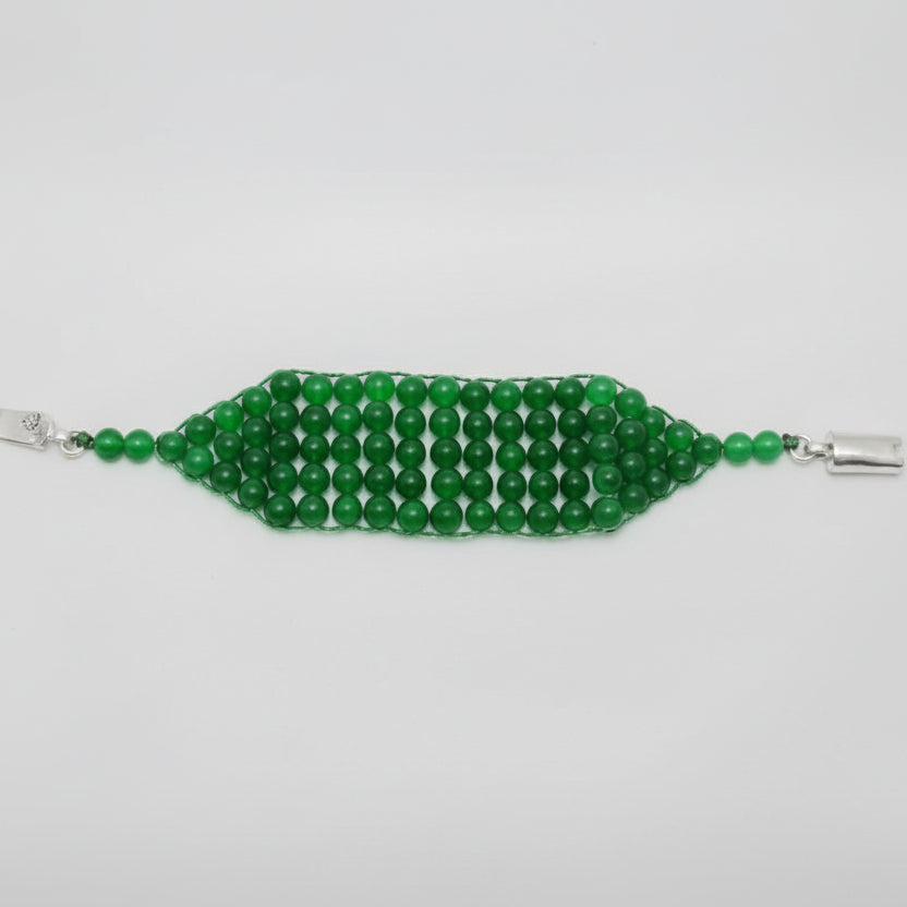 Green Agate Multi Beads Bracelet