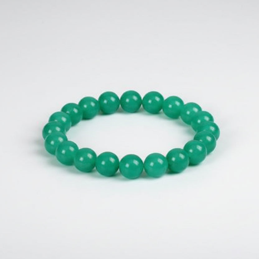 Green Jade Bracelet-10 mm