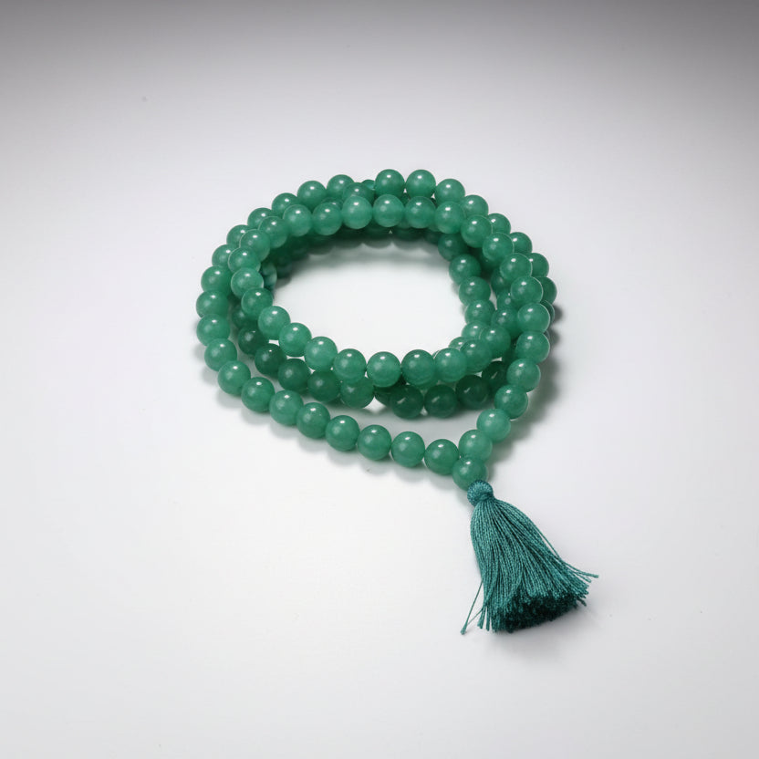 Green Jade Mala (10 mm)