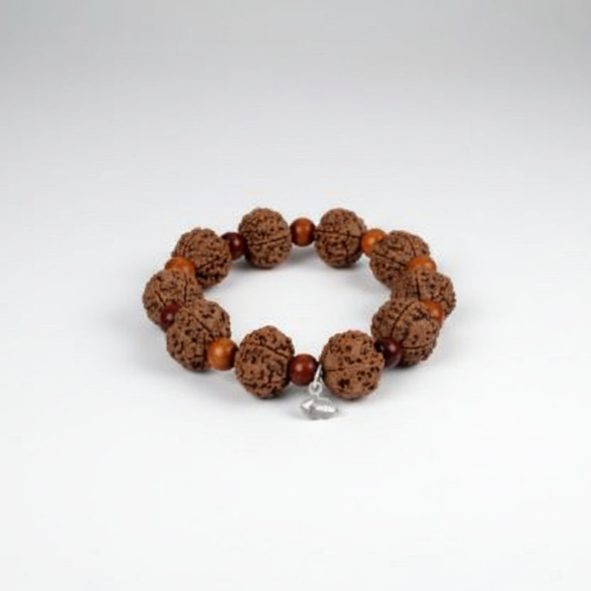 Guru Bracelet with Sandalwood Beads