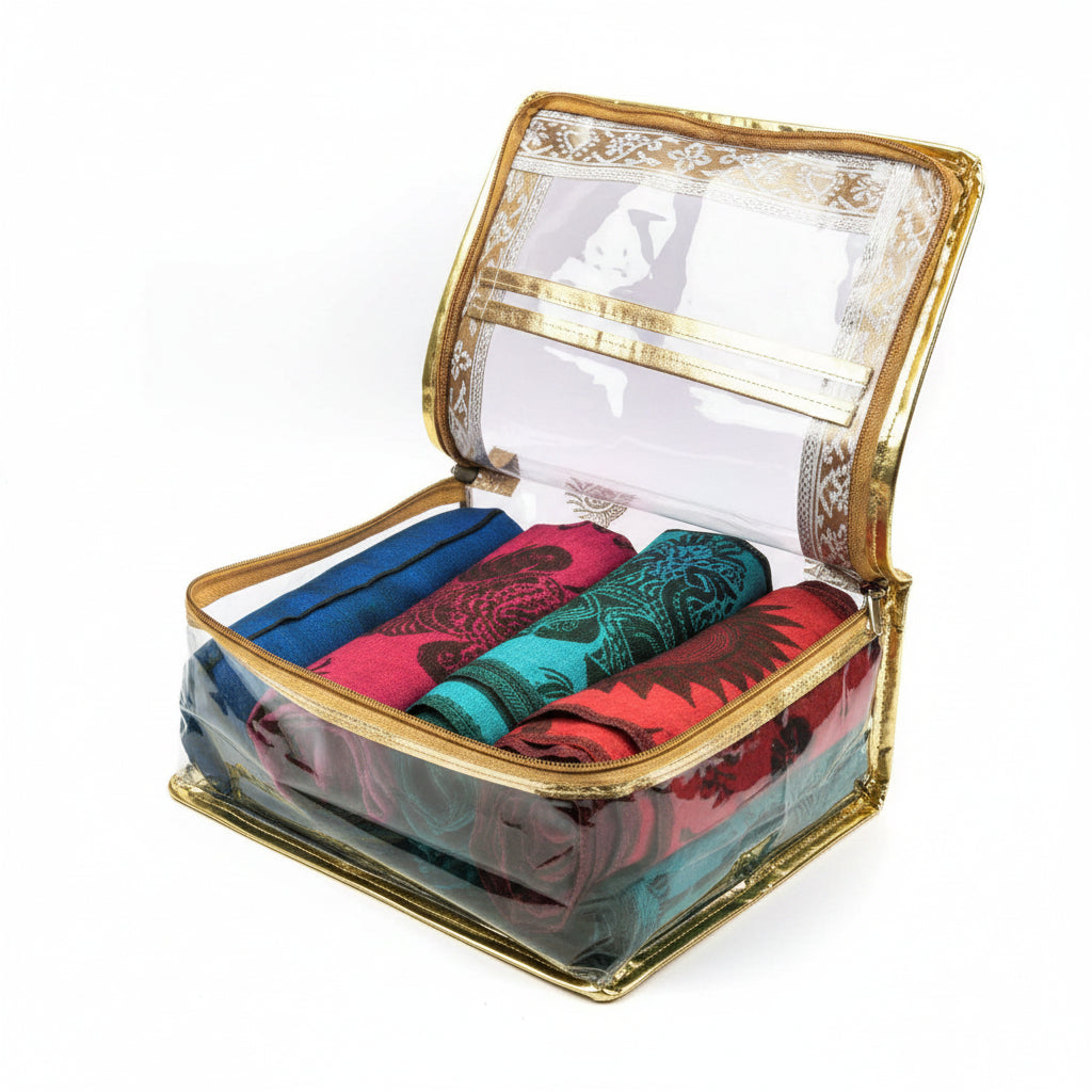Jacquard Shawls Set-Set of 4